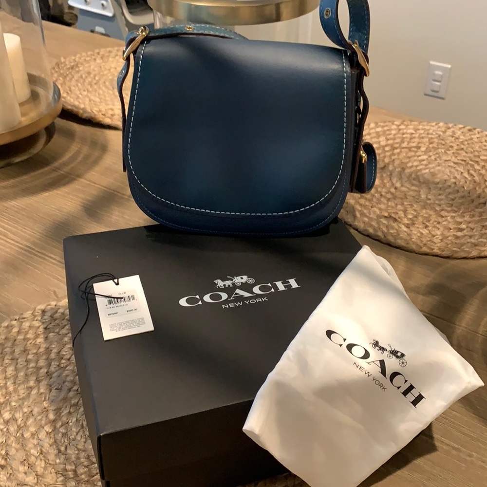 Coach Saddle 23 Python Purse